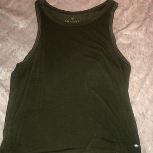 Olive green tank top